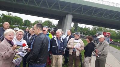 Wrocław: Protest na Żernikach. Mieszkańcy nie chcą żyć w hałasie