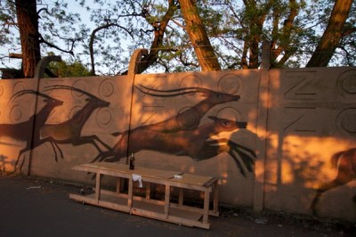 Internauci chcą ratować mural na ogrodzeniu wrocławskiego ZOO - 1