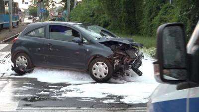 Wrocław: Wypadek na Karkonoskiej [WIDEO, ZDJĘCIA] - 4