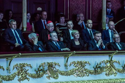 Prezydent Andrzej Duda i minister kultury Piotr Gliński na obchodach 200-lecia Ossolineum - 20
