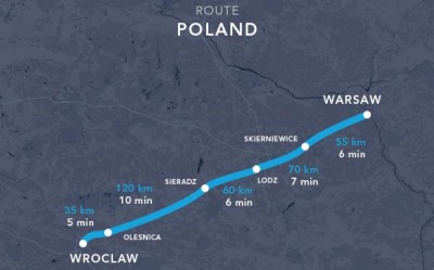 Jesteśmy w półfinale! Hyperloop z Wrocławia do Warszawy coraz bliżej