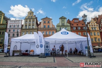 Akcja charytatywna na placu Solnym we Wrocławiu