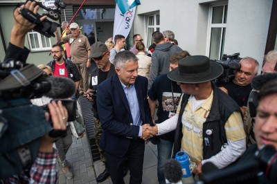 Władysław Frasyniuk przesłuchany na komisariacie - 8