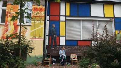 Wrocław: Na Nadodrzu powstaje malowidło przedstawiające historię sztuki [ZOBACZ] - 13