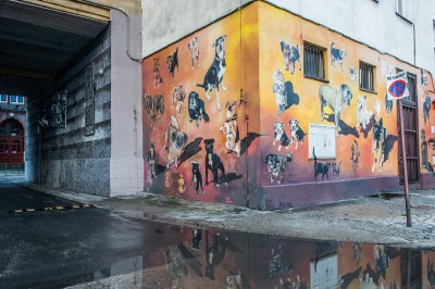 Wrocław: Na Nadodrzu powstaje malowidło przedstawiające historię sztuki [ZOBACZ] - 2