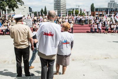 "Nie lejcie wody, dajcie pieniądze" - pikieta we Wrocławiu - 7