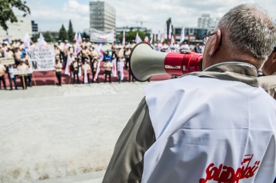 "Nie lejcie wody, dajcie pieniądze" - pikieta we Wrocławiu - 8