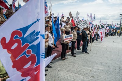 "Nie lejcie wody, dajcie pieniądze" - pikieta we Wrocławiu - 9