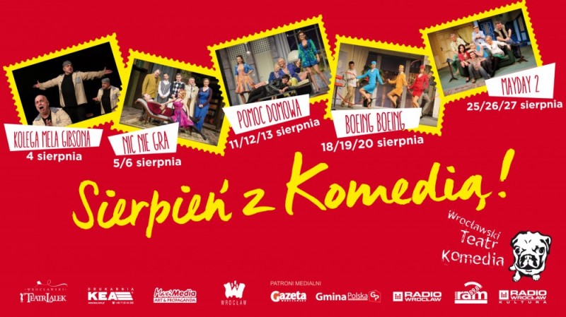 Sierpień z komedią we Wrocławskim Teatrze Komedia - mat. prasowe