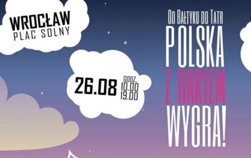 Od Bałtyku po Tatry Polska z rakiem wygra - dziś także we Wrocławiu - fot. Facebook
