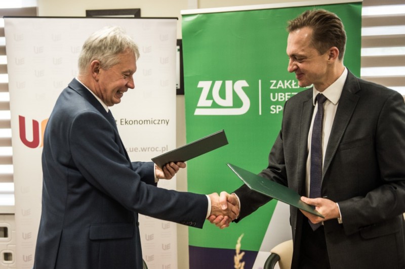 Wrocławski ZUS zacieśnia współpracę z Uniwersytetem Ekonomicznym - 