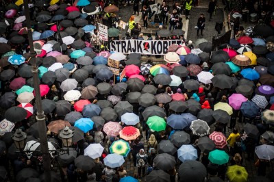 Wrocław: Protest Ogólnopolskiego Strajku Kobiet [ZDJĘCIA]