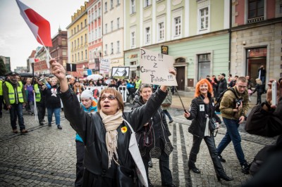 Wrocław: Protest Ogólnopolskiego Strajku Kobiet [ZDJĘCIA] - 13