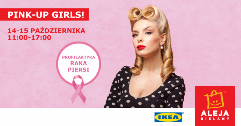 Pink-Up Girls w Alei Bielany - weekend walki z rakiem piersi na różowo - 