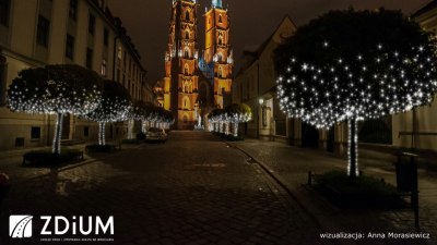 Nowa świąteczna iluminacja Wrocławia [WIZUALIZACJE] - 1