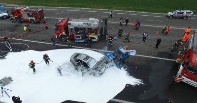 Ćwiczenia służb ratunkowych na S5 w okolicach Trzebnicy [FOTO,WIDEO] - 1