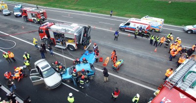Ćwiczenia służb ratunkowych na S5 w okolicach Trzebnicy [FOTO,WIDEO] - 4
