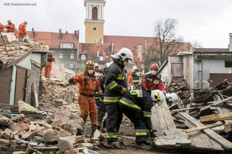 Znamy przyczynę kwietniowej katastrofy w Świebodzicach - Fot: Krzysztof Halla, Ratownictwo Powiatu Polkowickiego
