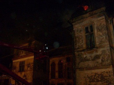 Groźny pożar w pałacu w Goczałkowie - 1