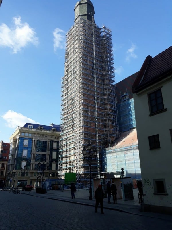 Remont bazyliki św. Elżbiety - Fot. Sebastian Gil