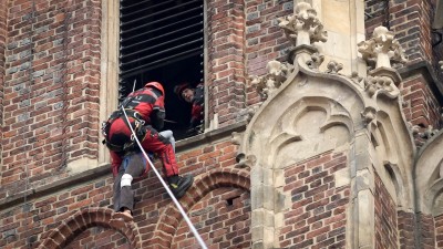 Ćwiczenia strażaków na wypadek zapalenia się obiektu sakralnego [WIDEO,FOTO] - 5
