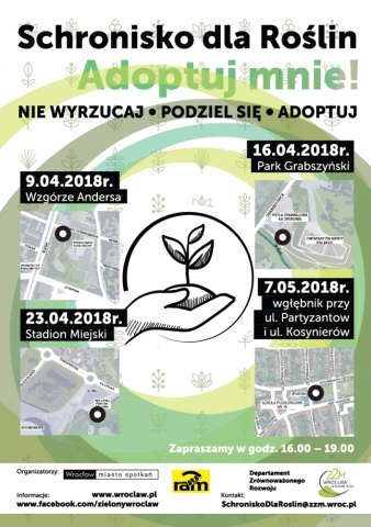 We Wrocławiu rusza II edycja akcji Schronisko dla roślin