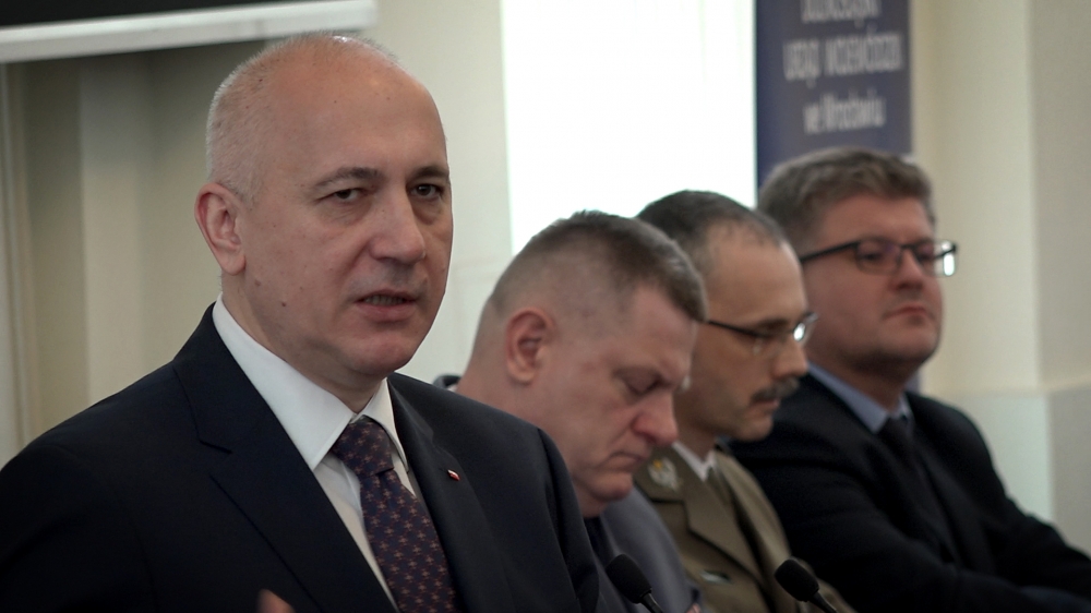 Minister Joachim Brudziński we Wrocławiu [FOTO, WIDEO]
