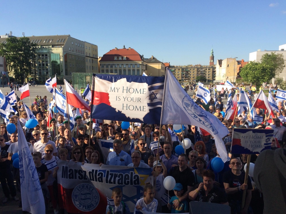 "Marsz dla Izraela" przeszedł ulicami Wrocławia - Fot: Fundacja Pojednanie