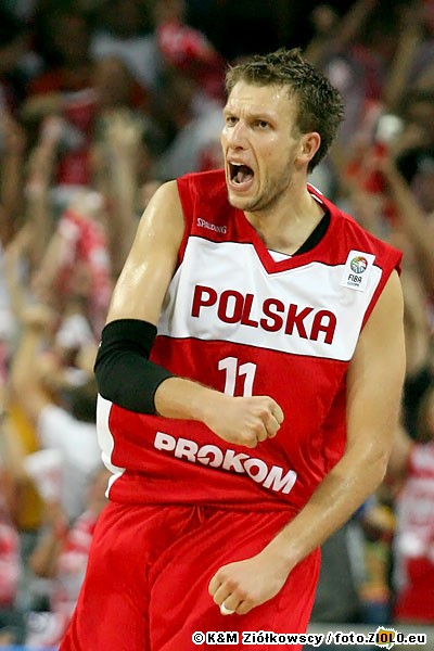 Eurobasket2009: Litwa pokonana! Fantastyczny mecz Polaków - Michał Ignerski znów rozegrał świetne spotkanie (fot.K&M Ziółkowscy/foto.ziolo.eu)