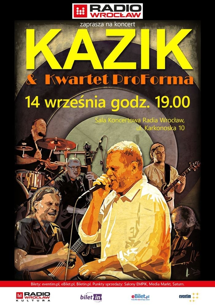 KAZIK &amp; KWARTET PROFORMA w Sali Koncertowej Radia Wrocław [ZDJĘCIA]