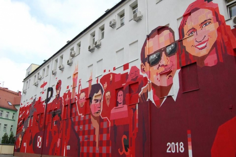 Imponujący mural powstał we Wrocławiu [FOTO] - fot. IPN Wrocław