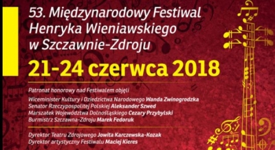 53 Międzynarodowy Festiwal Henryka Wieniawskiego w Szczawnie-Zdroju