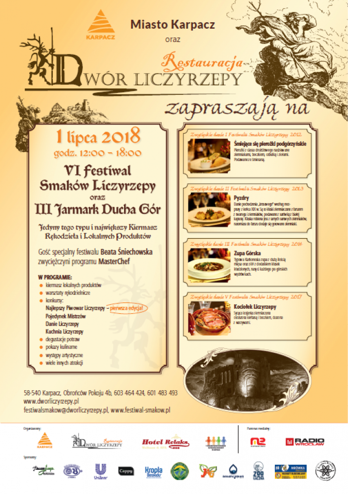 Niedziela z Festiwalem Smak&oacute;w Liczyrzepy w Karpaczu [ZOBACZ]