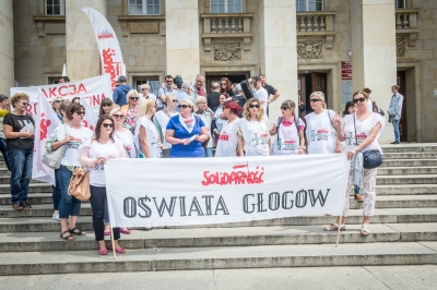 "Czara goryczy się przelała". Protest nauczycieli we Wrocławiu - 3