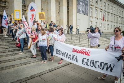 "Czara goryczy się przelała". Protest nauczycieli we Wrocławiu - 7