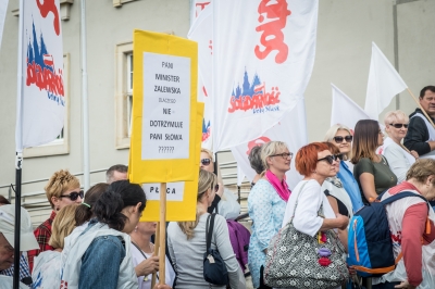 "Czara goryczy się przelała". Protest nauczycieli we Wrocławiu - 8