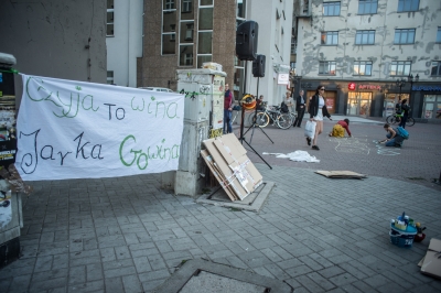 Kilkunastu studentów pikietowało we Wrocławiu [FOTO] - 1