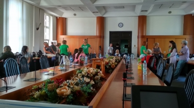 Nocny protest w ratuszu w Lubinie. Nie chcą likwidacji III LO [ZDJĘCIA] - 5