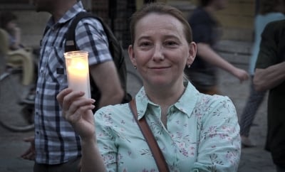 Łańcuch światła we Wrocławiu [ZDJĘCIA Z PROTESTU] - 7