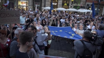Łańcuch światła we Wrocławiu [ZDJĘCIA Z PROTESTU] - 8