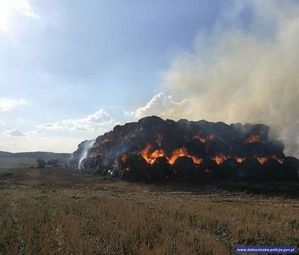 11-latkowie bawili się ogniem, wybuchł pożar. Straty oszacowano na 43 tys. zł - fot. Policja