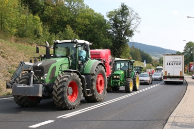 Uwaga kierowcy. Rolnicy protestują na krajowej trójce w Kaczorowie - 0