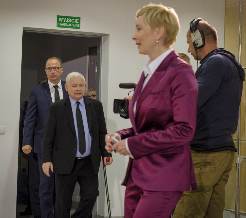 Prezes Kaczyński odpowiadał na pytania dziennikarzy [WIDEO]