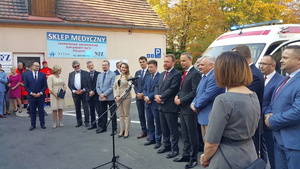Minister zdrowia w Kłodzku