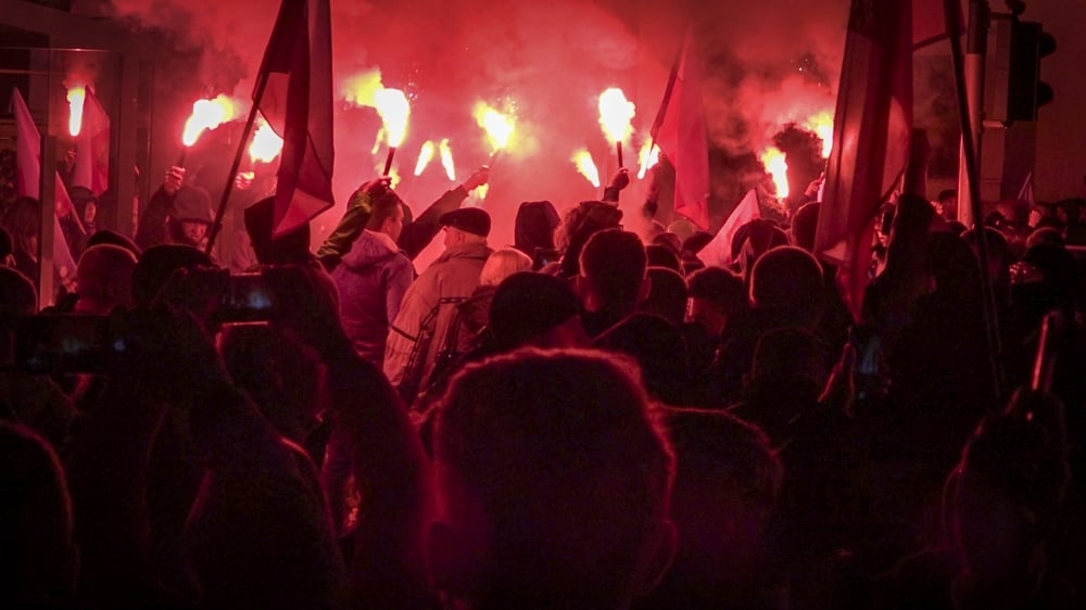 Wrocław: Narodowy Marsz Niepodległości rozwiązany [ZOBACZ FILM] - Fot. Radek Bugajski, Przemek Gałecki