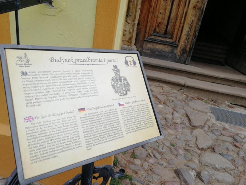 Zamek Grodno wprowadza ułatwienia dla zagranicznych turystów - Fot: B. Szarafin
