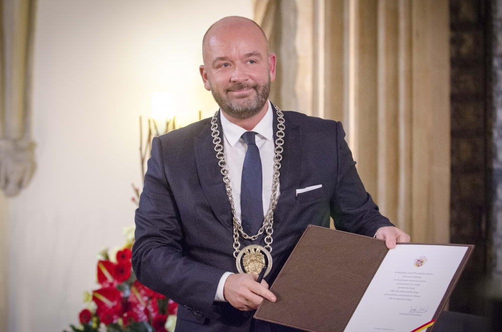 Jacek Sutryk jest już prezydentem Wrocławia - fot. Radosław Bugajski