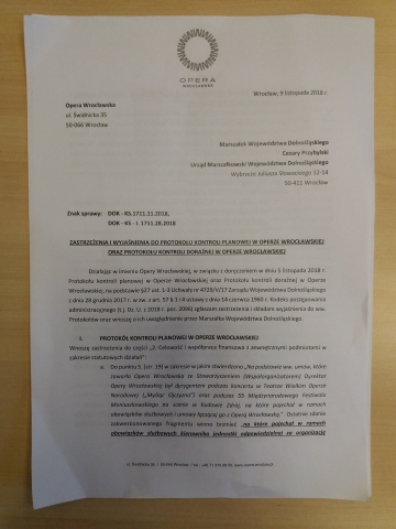 Dyrektor Opery Wrocławskiej pod lupą NIK i Urzędu Marszałkowskiego - 3