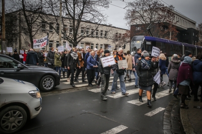 Wrocław: Protest pracowników sądu [FOTO] - 5