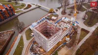 Co za widok. Zamiast kamienicy... szkielet! Spektakularny remont w centrum Wrocławia [ZOBACZ] - 5